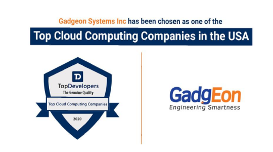 Gadgeon Systems has been listed among the leading Cloud Computing Companies of 2020!