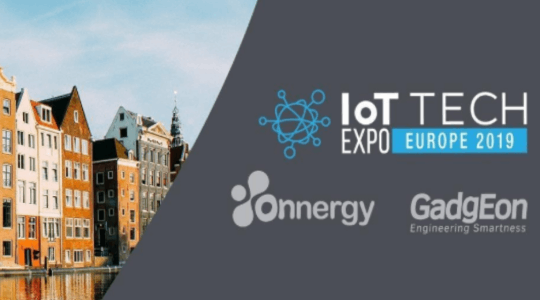 GadgEon-Onnergy exhibited at the IoT Tech Expo, Europe 2019 at RAI, Amsterdam